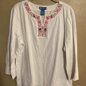 Woman’s embroidered top